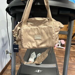 Foldie Men's Sleek Beige Duffel Bag